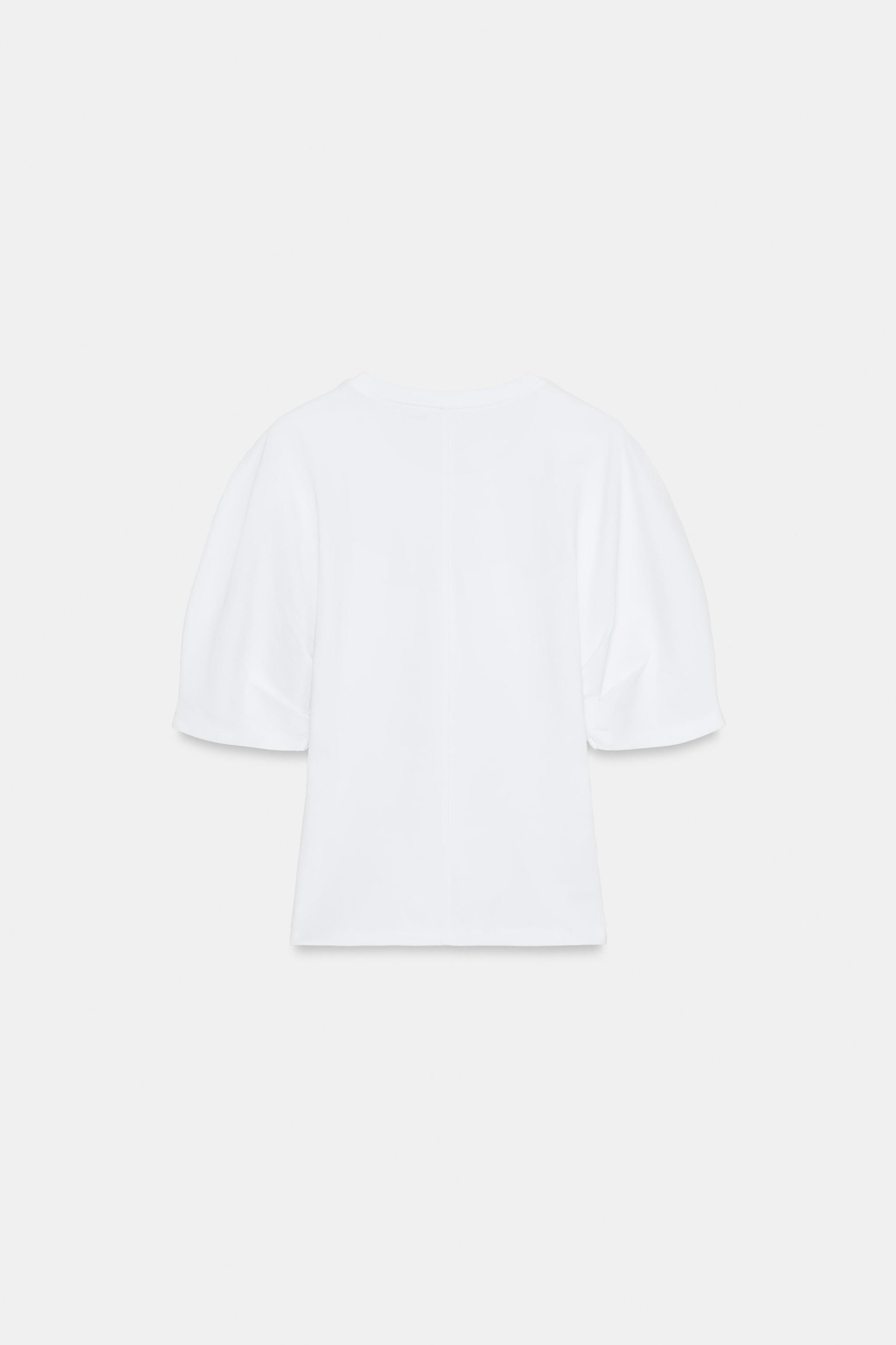 T-SHIRT EN COTON ÉPAIS À MANCHES COURTES